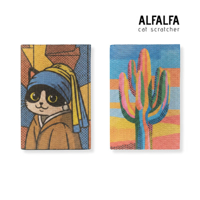 Alfalfa 有藝術貓抓板
