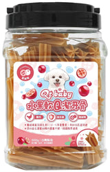 Qt baby 軟Q狗狗潔牙骨 500g｜幼犬老犬全齡適用｜益生菌機能配方 清新口氣