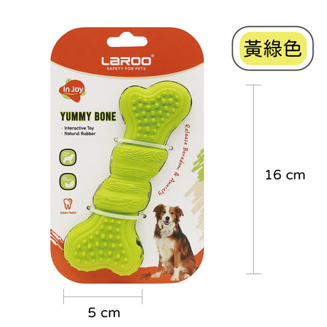 LaRoo萊諾 趣味骨肉相連漏食玩具 體重控制 橡膠玩具 狗狗玩具