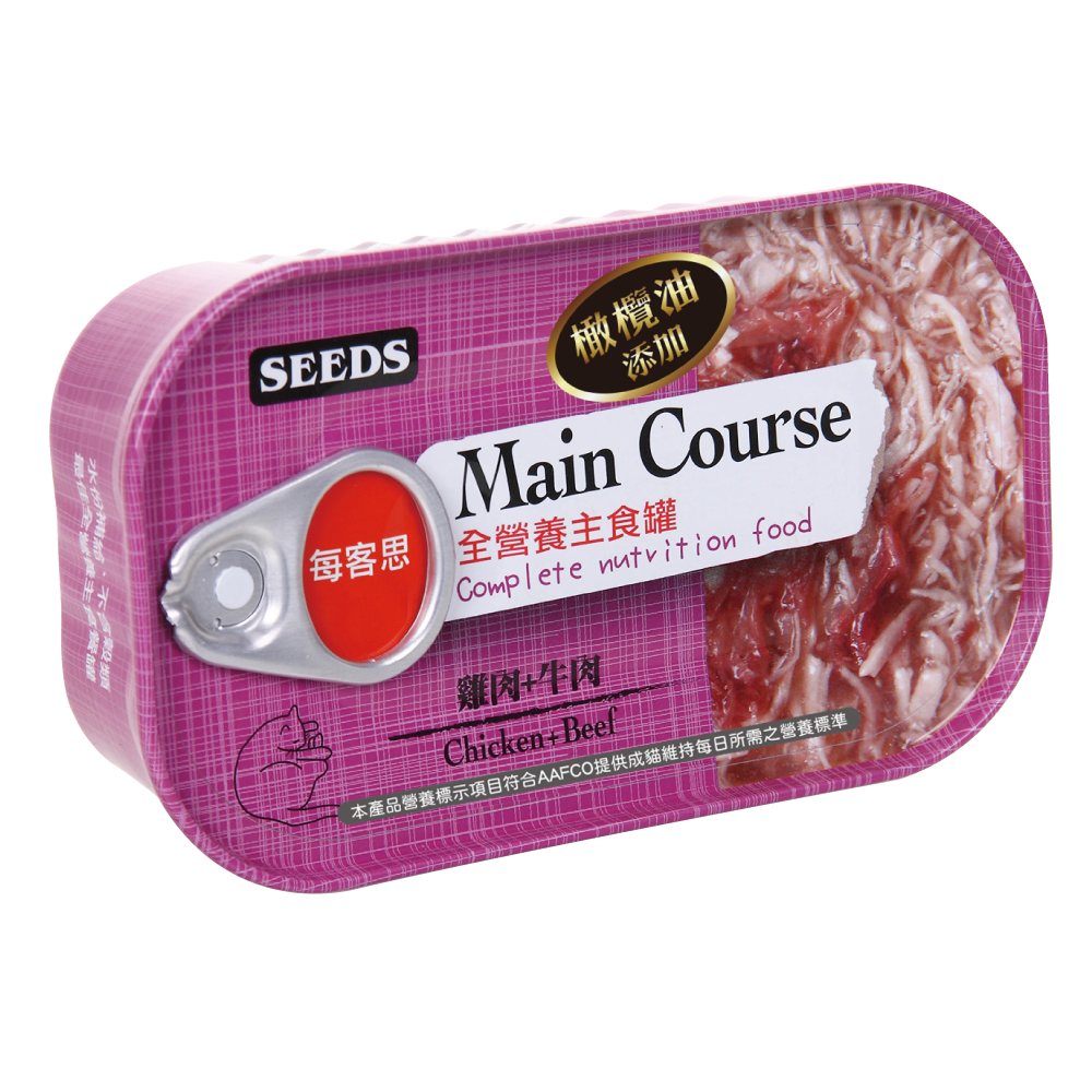 SEEDS惜時 Main Course 每客思 全營養主食罐 貓主食罐 115g