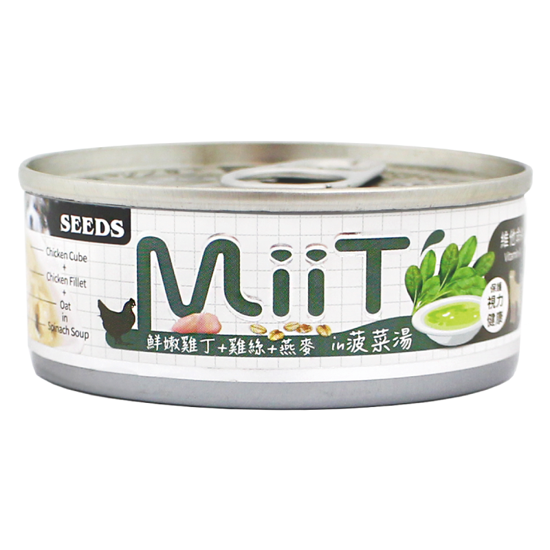 SEEDS惜時 MiiT 有雞愛犬機能湯罐 狗罐頭 犬罐 80g x 24罐/箱