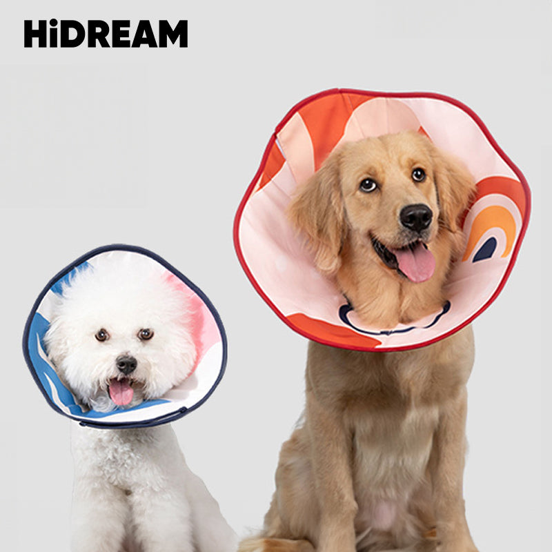 HiDREAM 錐型柔軟伊麗莎白圈 防護頭套 寵物頭套 2色