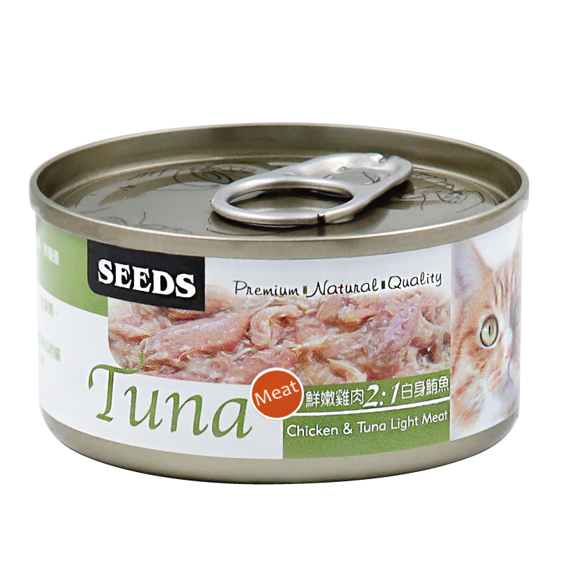 SEEDS 惜時 Tuna 愛貓天然食 貓副食罐 70g