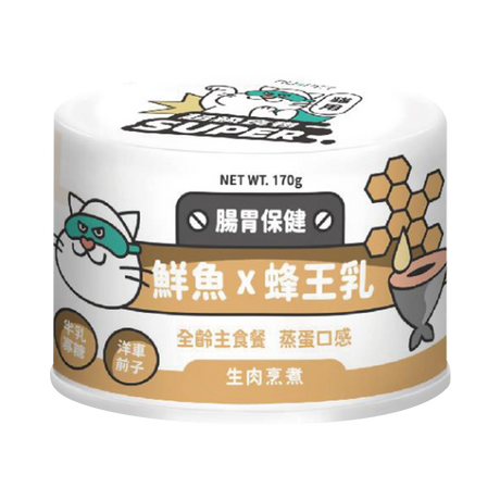 nu4PET陪心寵糧 Super小白主食罐 貓用 全口味 80g / 170g