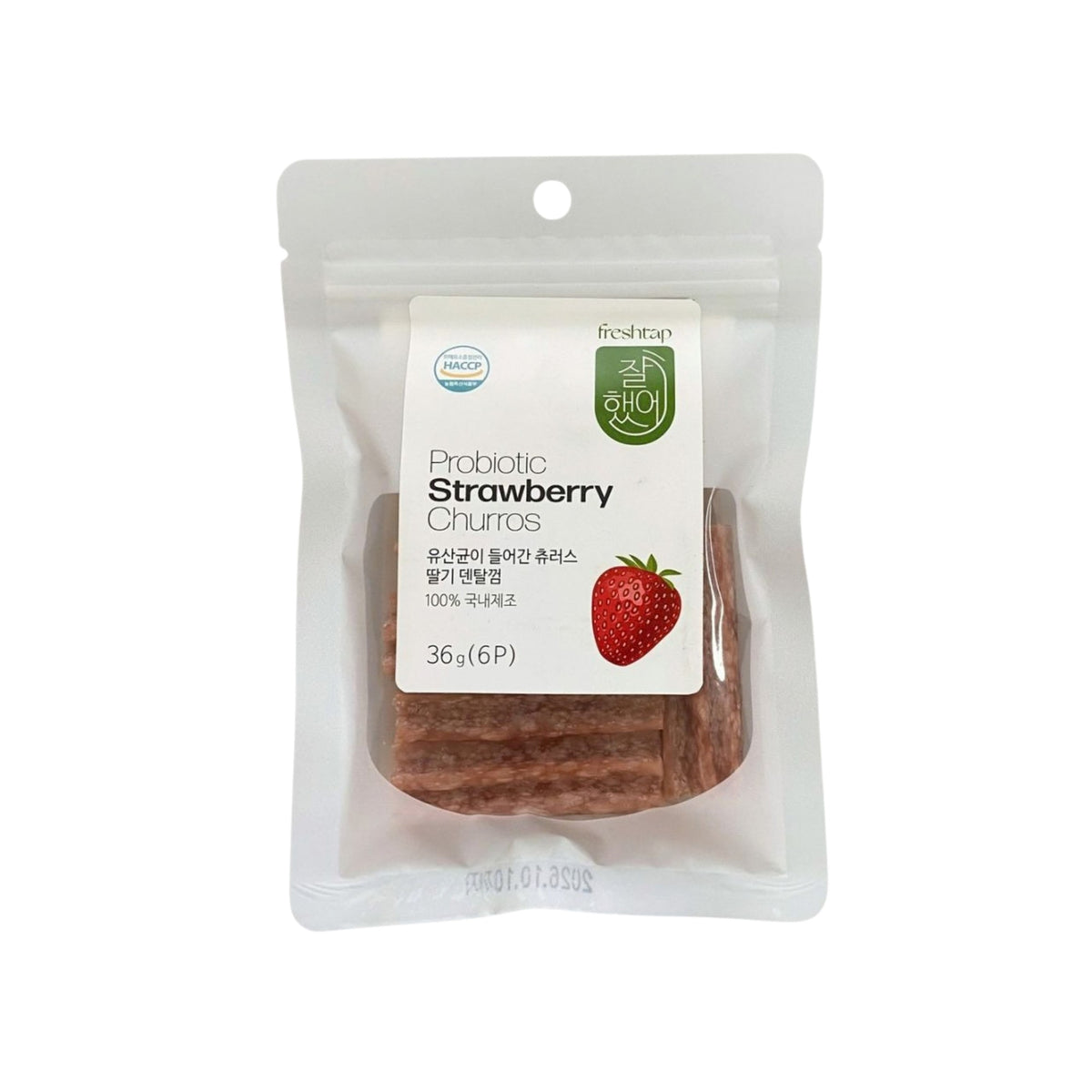 Freshtap 乳酸菌麵包 36g（6入）｜4種口味・韓國製造犬用點心