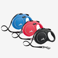 FLEXI 飛萊希 進化系列 帶狀伸縮牽繩 - 黑/紅/藍