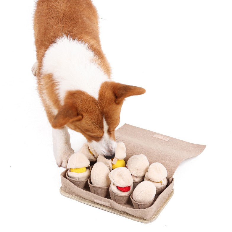 DogLemi多樂米 雞蛋盒嗅聞玩具 藏食玩具