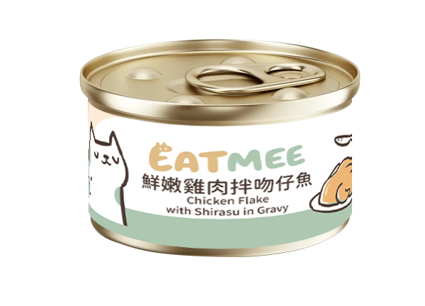 EATMEE易特咪 無穀貓罐 鮮嫩雞肉 鮪魚白肉系列 80g x 24 罐/箱