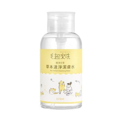 Maoup毛起來 植淨日常 草本速淨潔膚水 315ml 免沖洗 舔食無礙 犬貓通用