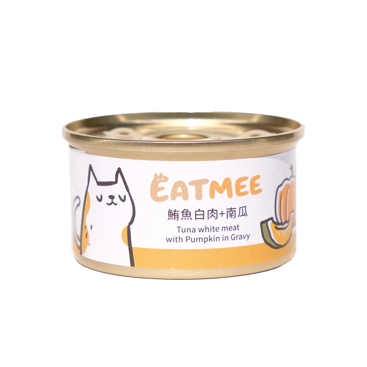 EATMEE易特咪 無穀貓罐 - 鮪魚白肉+南瓜 80g/24罐
