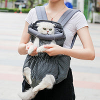 DogLemi多樂米 寵物外出透氣網布雙肩前背包