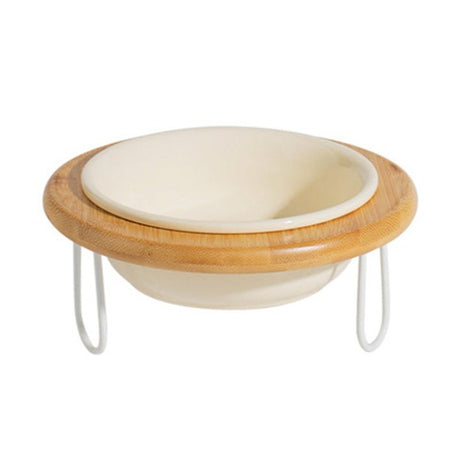 竹圈架寵物碗 單碗