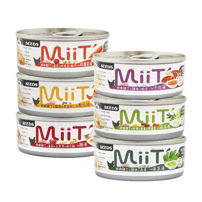 SEEDS惜時 MiiT 有雞愛犬機能湯罐 狗罐頭 犬罐 80g