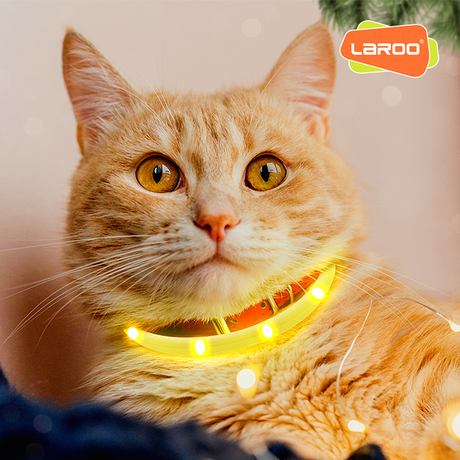 LaRoo萊諾 F31 發光LED項圈 45cm 發光項圈 貓項圈 USB充電