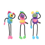 Q-MONSTER 朋克面具系列 毛絨棉繩玩具 拉扯 發聲玩具