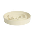 米白色陶瓷防噎慢食碗 / 21 cm