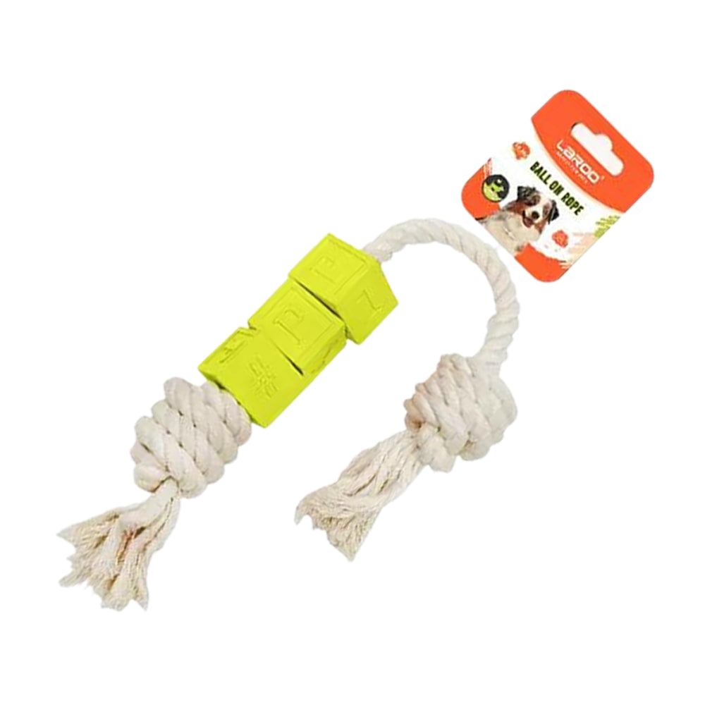 LaRoo萊諾 棉繩積木狗玩具 純棉互動玩具
