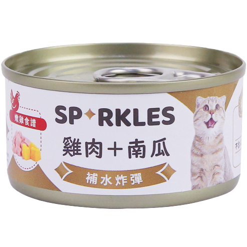 Sparkles  超級SP補水炸彈湯罐 貓罐頭 貓湯罐 貓罐 貓咪罐頭 貓罐頭主食罐 貓咪湯罐 貓副食罐