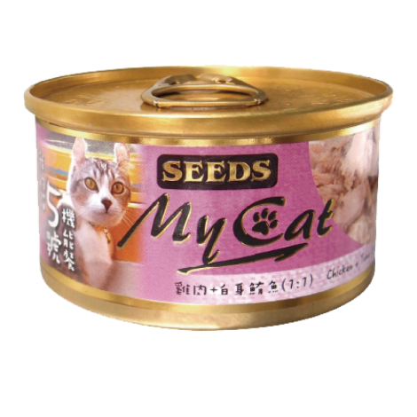 SEEDS 惜時 MyCat 我的貓 機能罐 85g