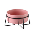 黑鐵架陶瓷碗 單碗組 / 粉色 / 13 cm