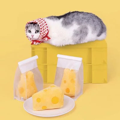 PurLab 噗撲實驗室 芝士蛋糕貓玩具