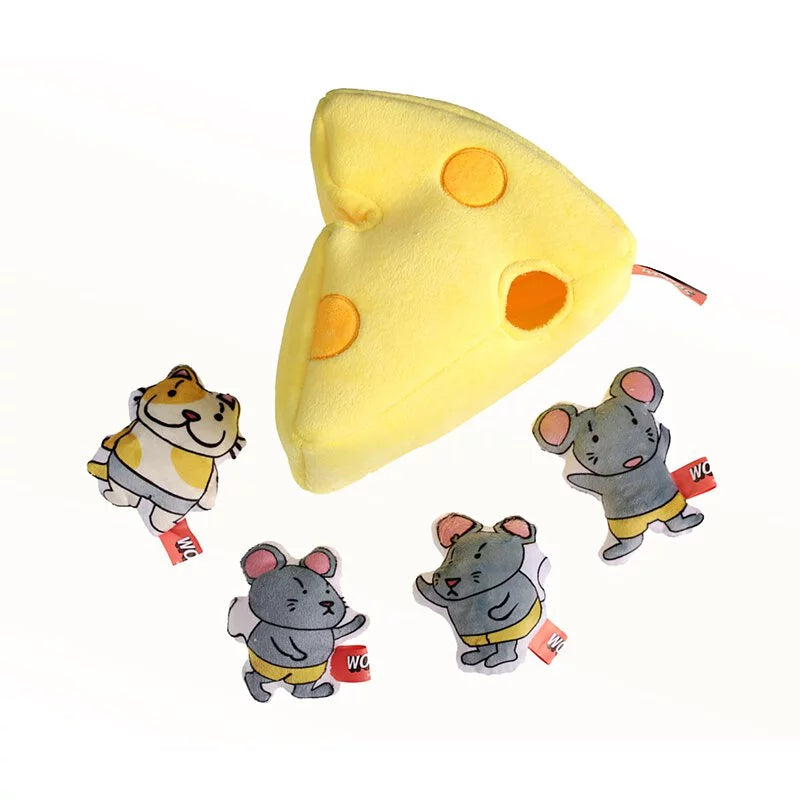 Q-MONSTER 掏掏益智玩具系列 奶酪貓和老鼠