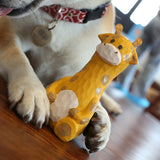 Q-MONSTER 木雕系列 狗玩具 乳膠玩具 寵物發聲玩具