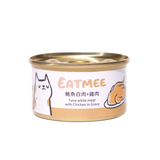 EATMEE易特咪 無穀貓罐 鮪魚白肉+雞肉 80g/24罐