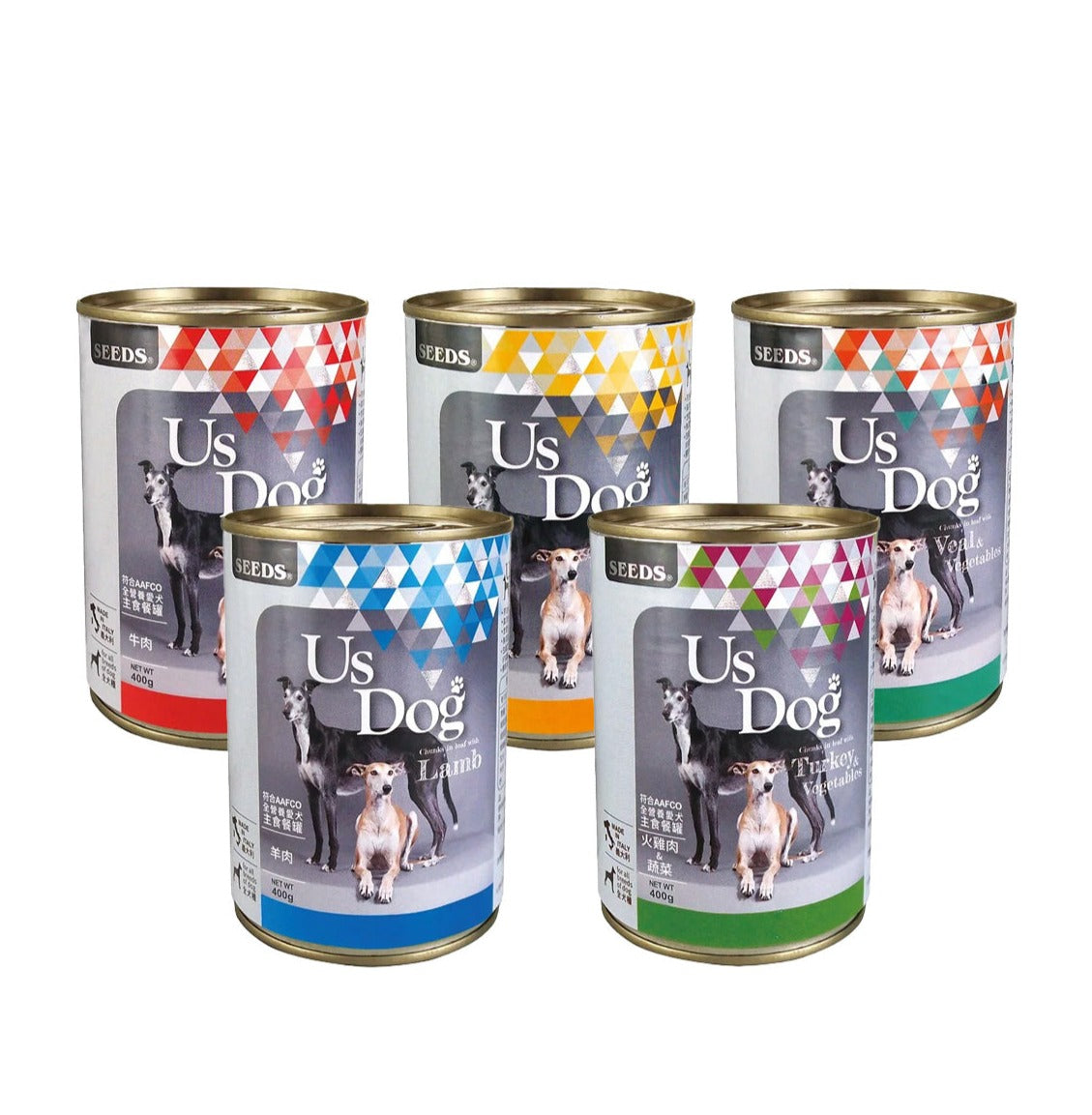 SEEDS 惜時 Us Dog 義大利愛犬主食罐 400g